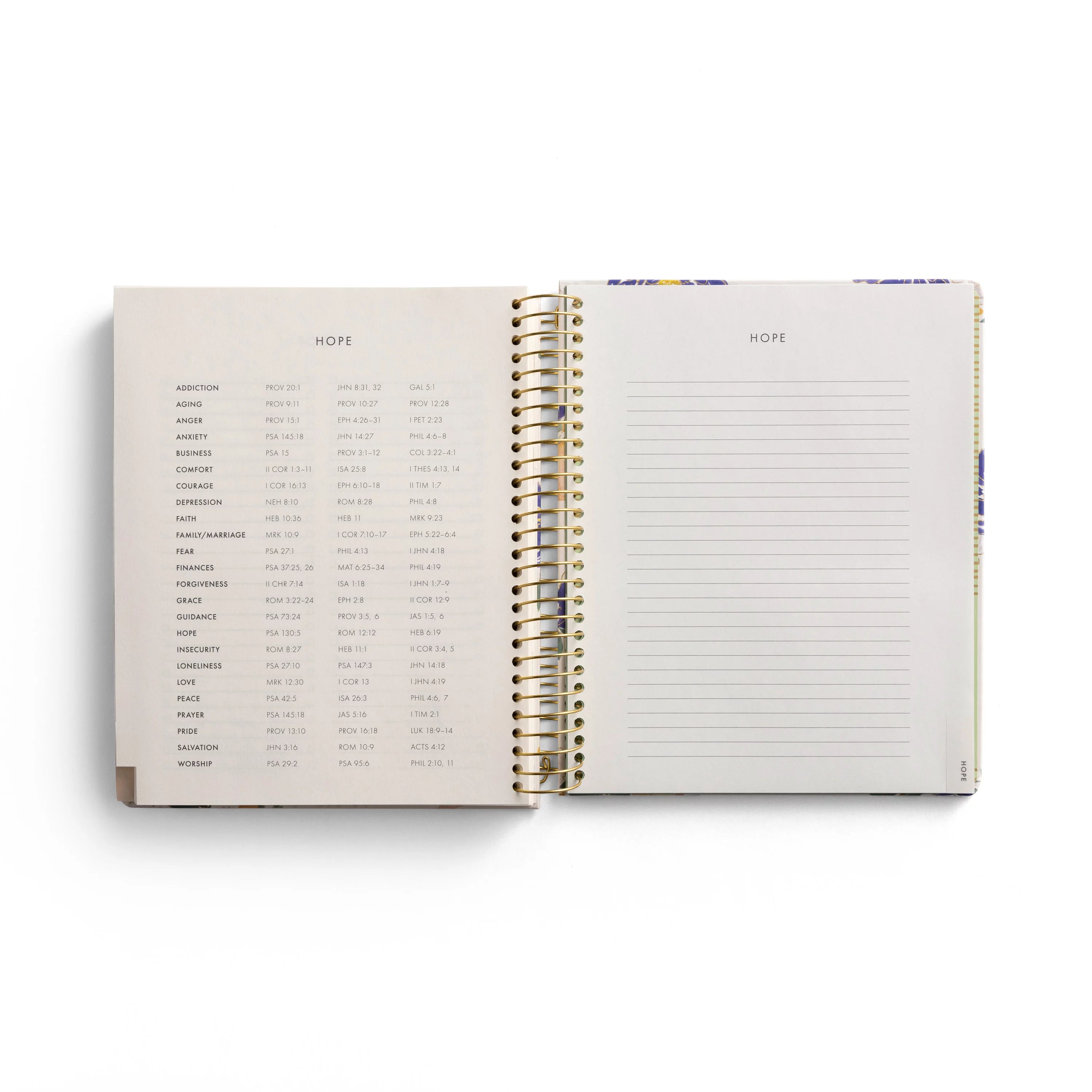 18 Month Spiral Bound Devotional Planner K354