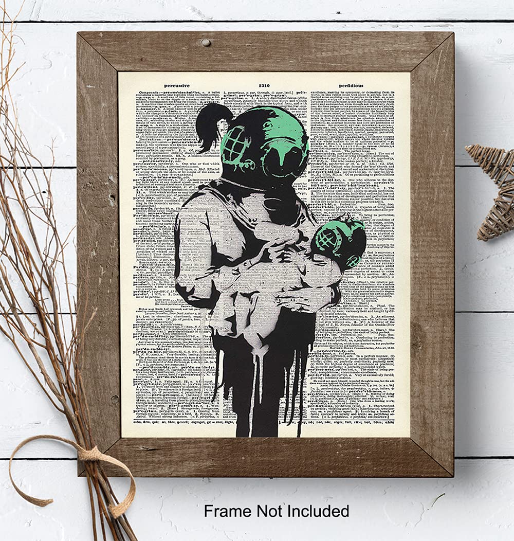 Banksy Poster 8x10 Graffiti Wall Decor Street Art N992