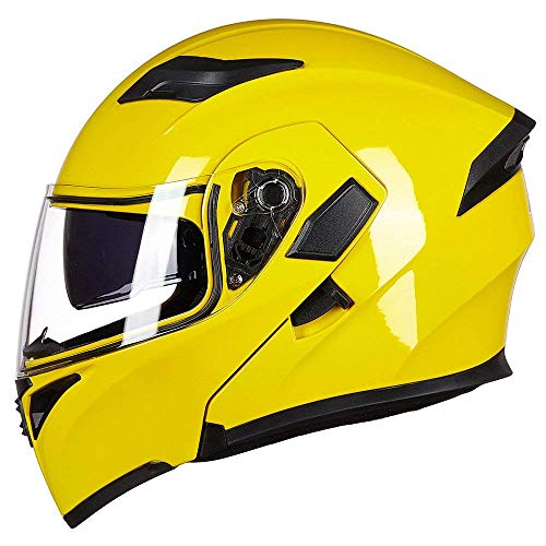Motorcycle Dual Visor Flip up Modular Full Face Helmet K386075