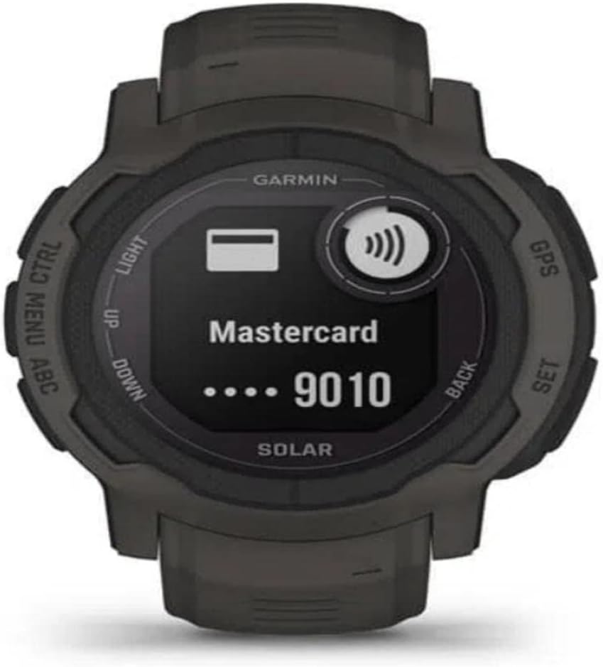 Graphite GPS Outdoor Watch with Solar Charging W68944