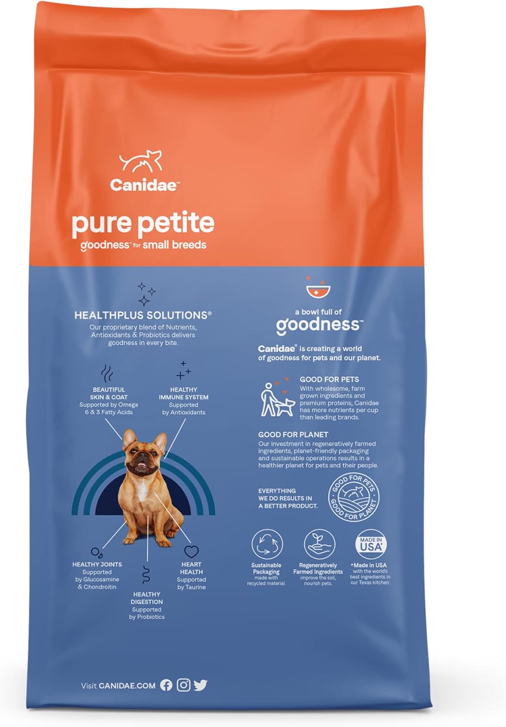 10 lbs. Dry Dog Food for Small Breeds, Chicken & Wholesome Grains B919935