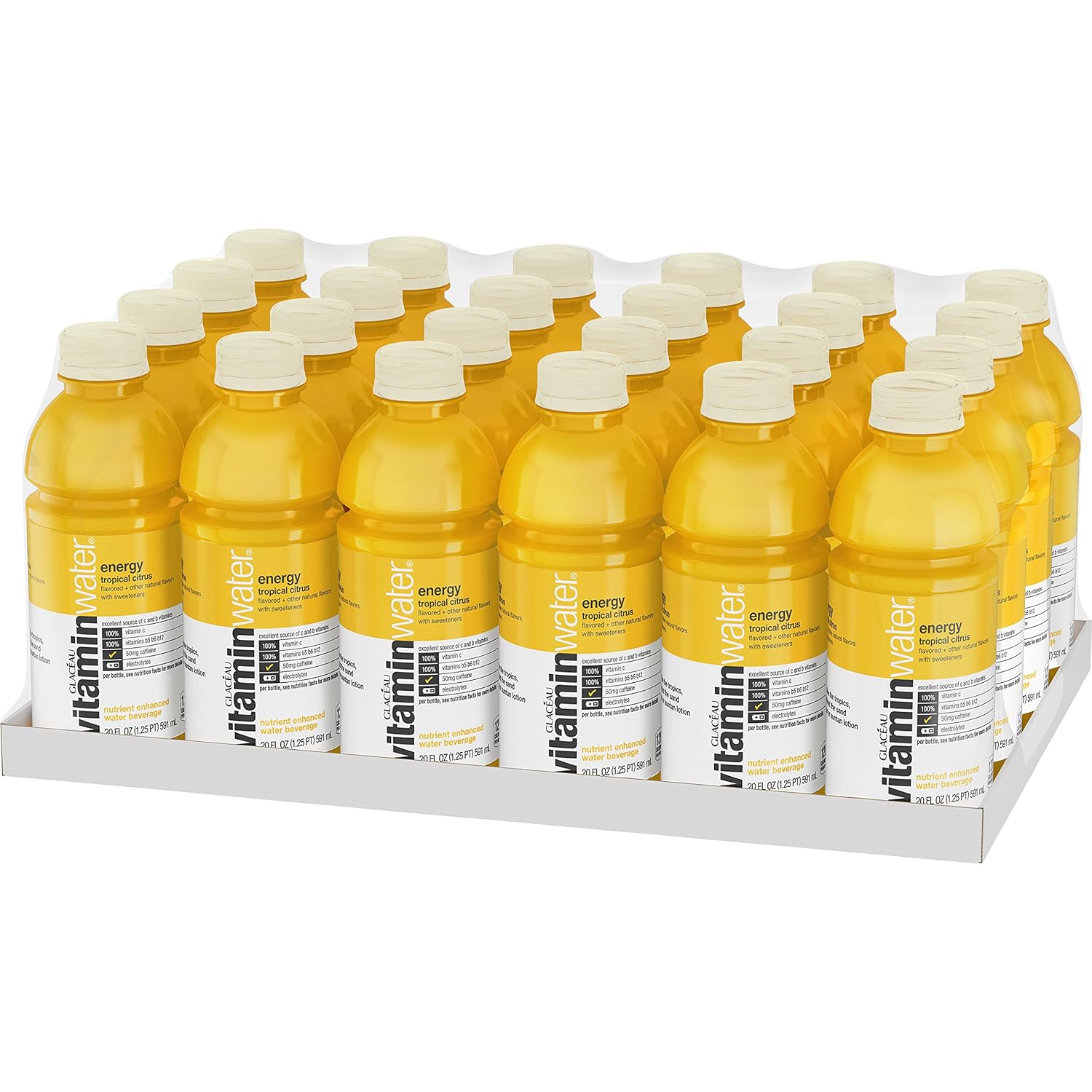 20 fl oz 24 Pack Tropical Citrus Electrolyte Enhanced Water Z1736
