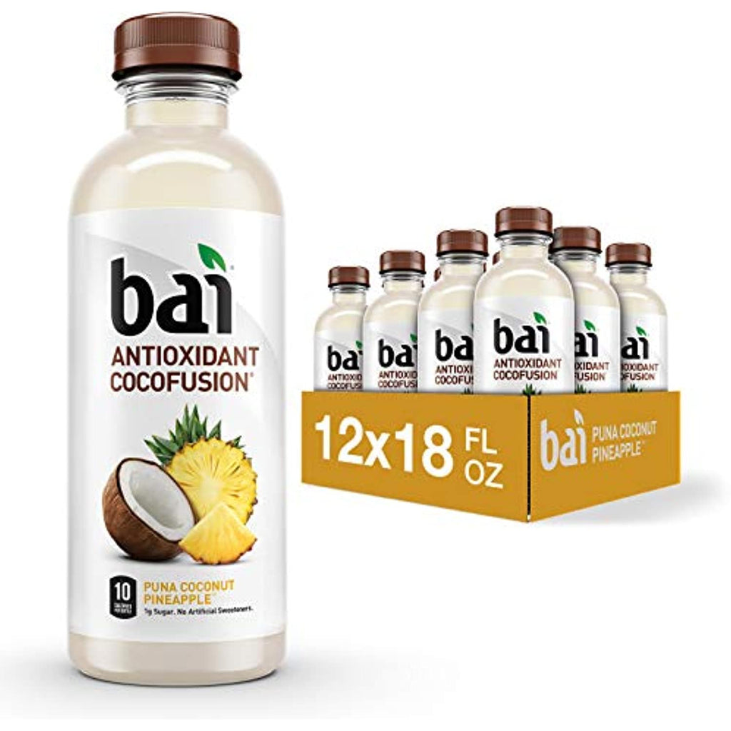 Coconut Flavored Water, 18 Fluid Ounce Bottles, Pack Of 12 M310