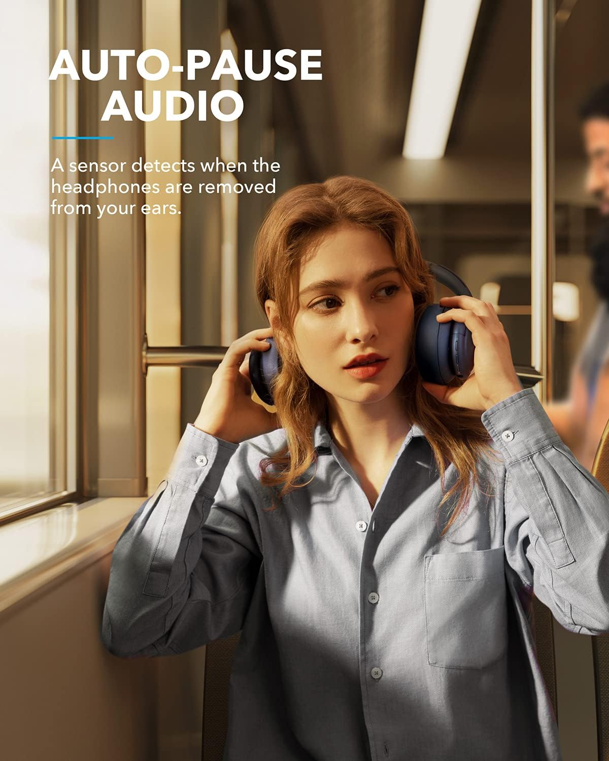 Multi Mode Active Noise Cancelling Headphones, 40H Playtime B474777
