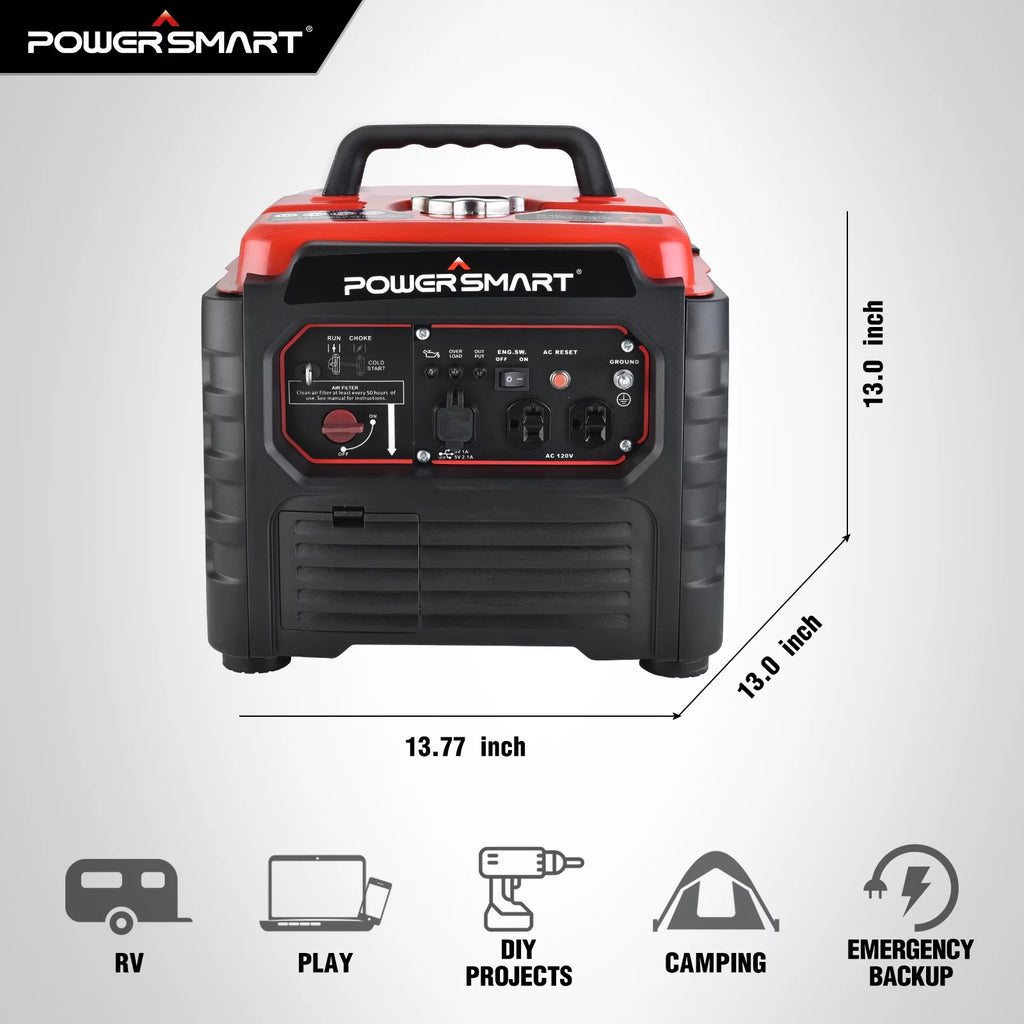 1500 Watt Portable Gas Power Inverter Generator U408004