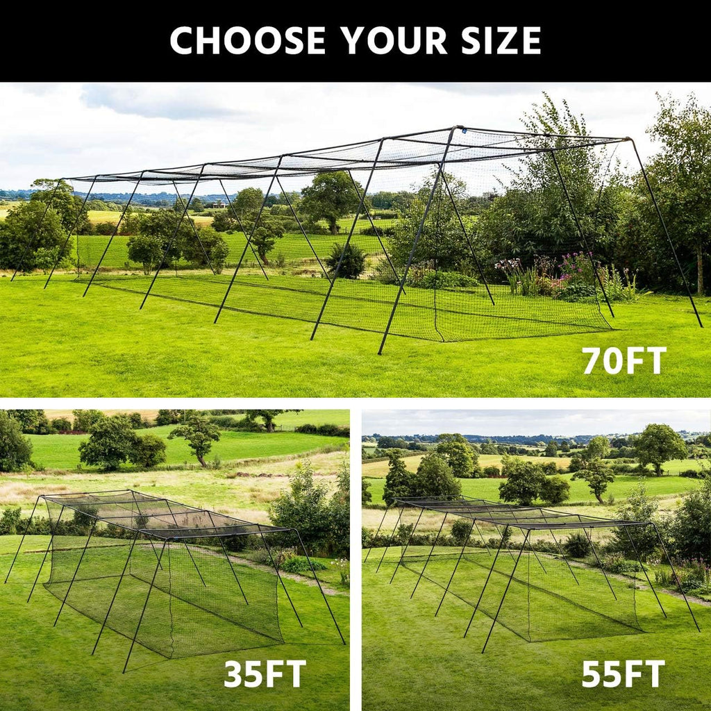 Baseball Batting Cage with Frame and Net F8626