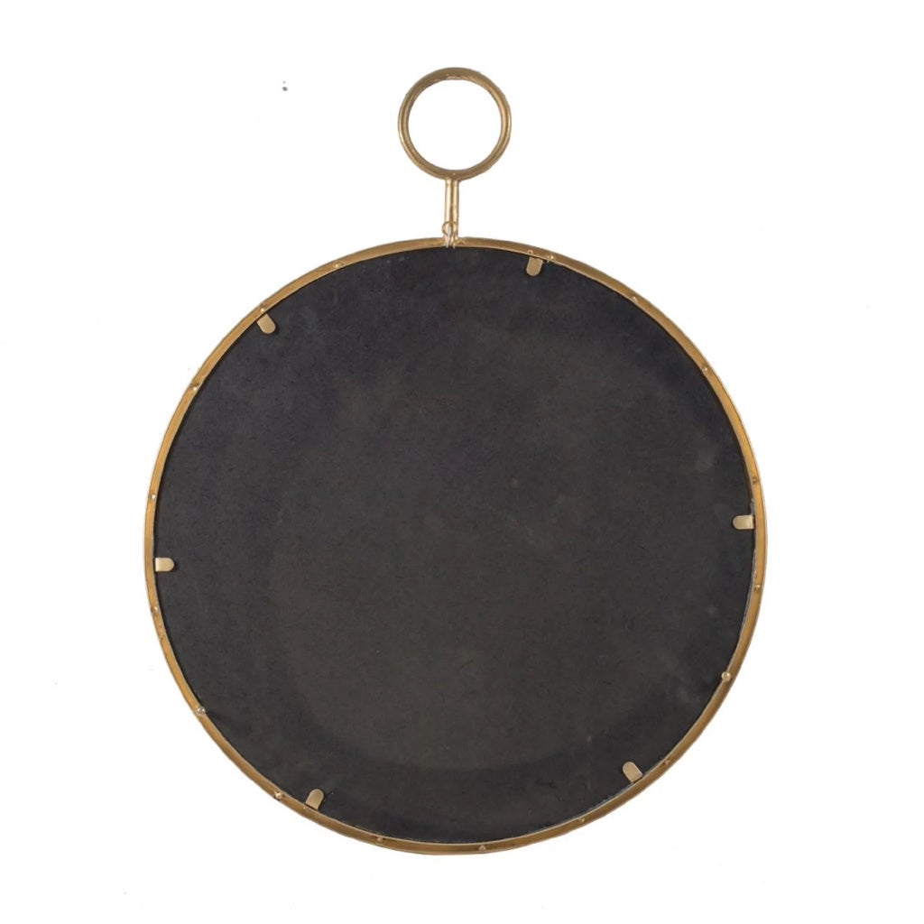 Gold Framed Round Wall Mounted Mirror P8099