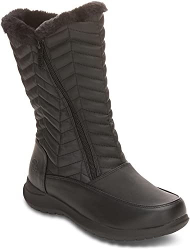 Women's Winter Rain Snow Boots Insulated Fur-Lined Tall Mid-Calf Height O873