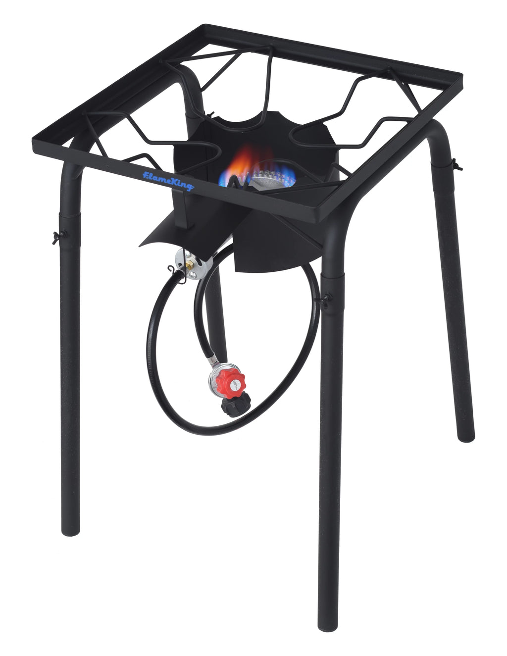 100,000 BTU LP Gas Outdoor Stove Burner with Regulator Hose O63063