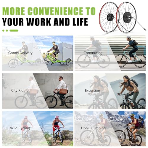 48V 500W 750W Rear Hub Motor Electric Bike Conversion Kit I71499