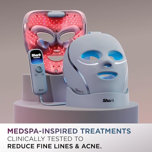 Blue Frost LED Face Mask with Remote Control A371385