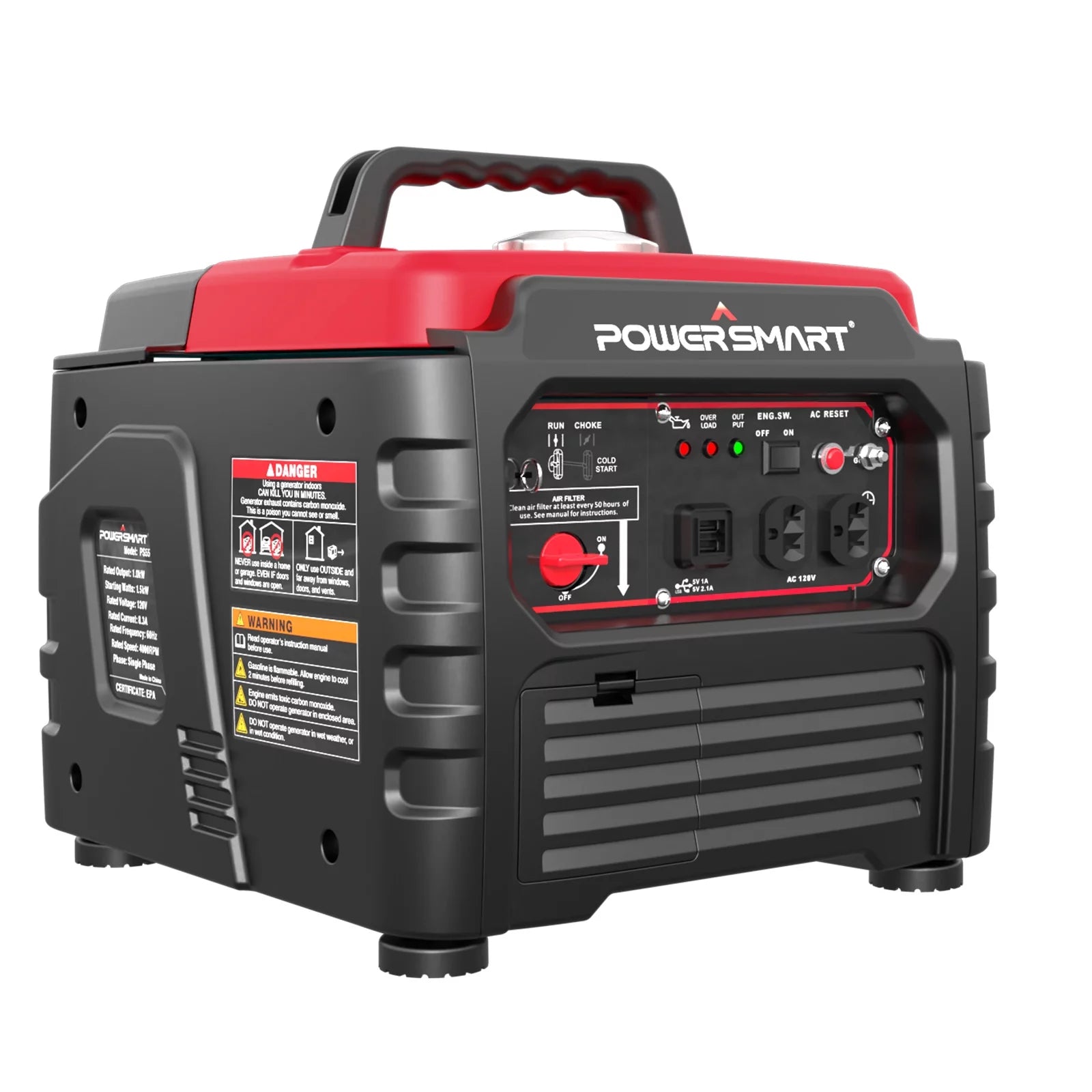 1500 Watt Portable Gas Power Inverter Generator U408004