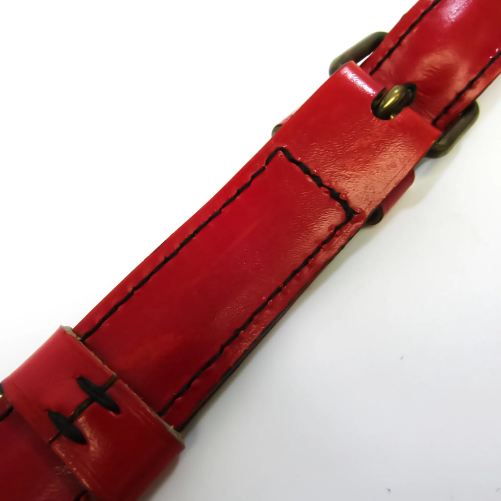 Pre-Owned Epi Cartouchiere Women's Shoulder Bag Castilian Red Y520