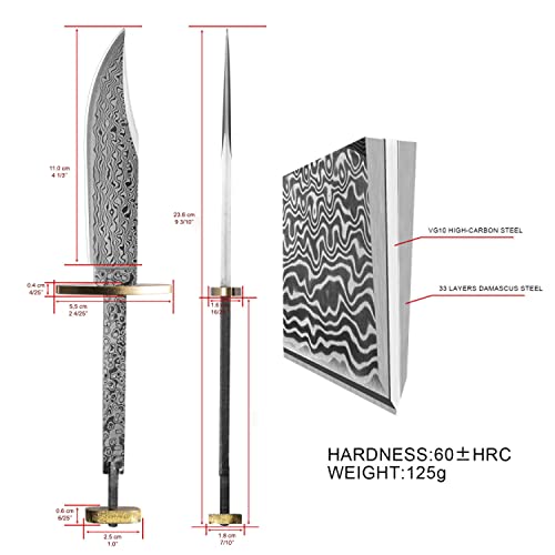 Stainless Steel Bowie Knife Blank Blade O80734