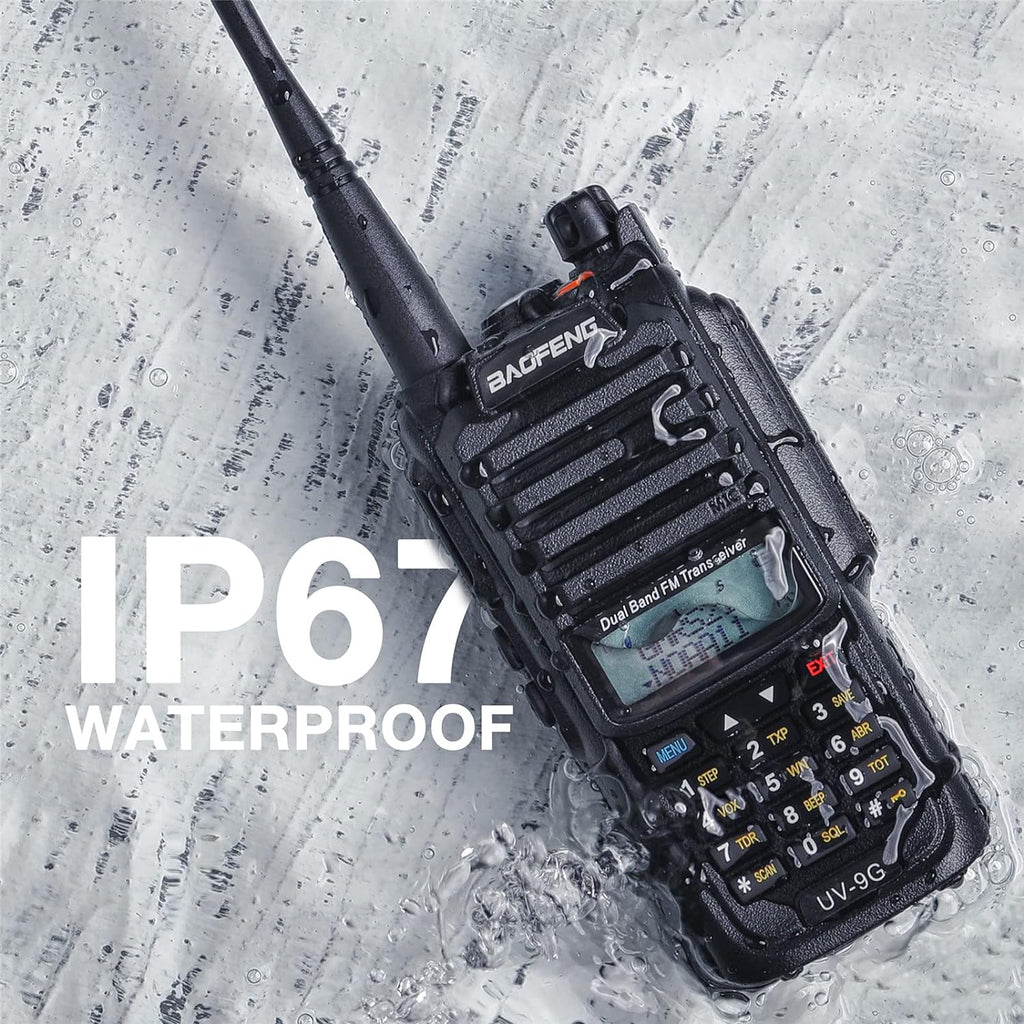 GMRS Radio Waterproof IP67 Dual Band Handheld B458