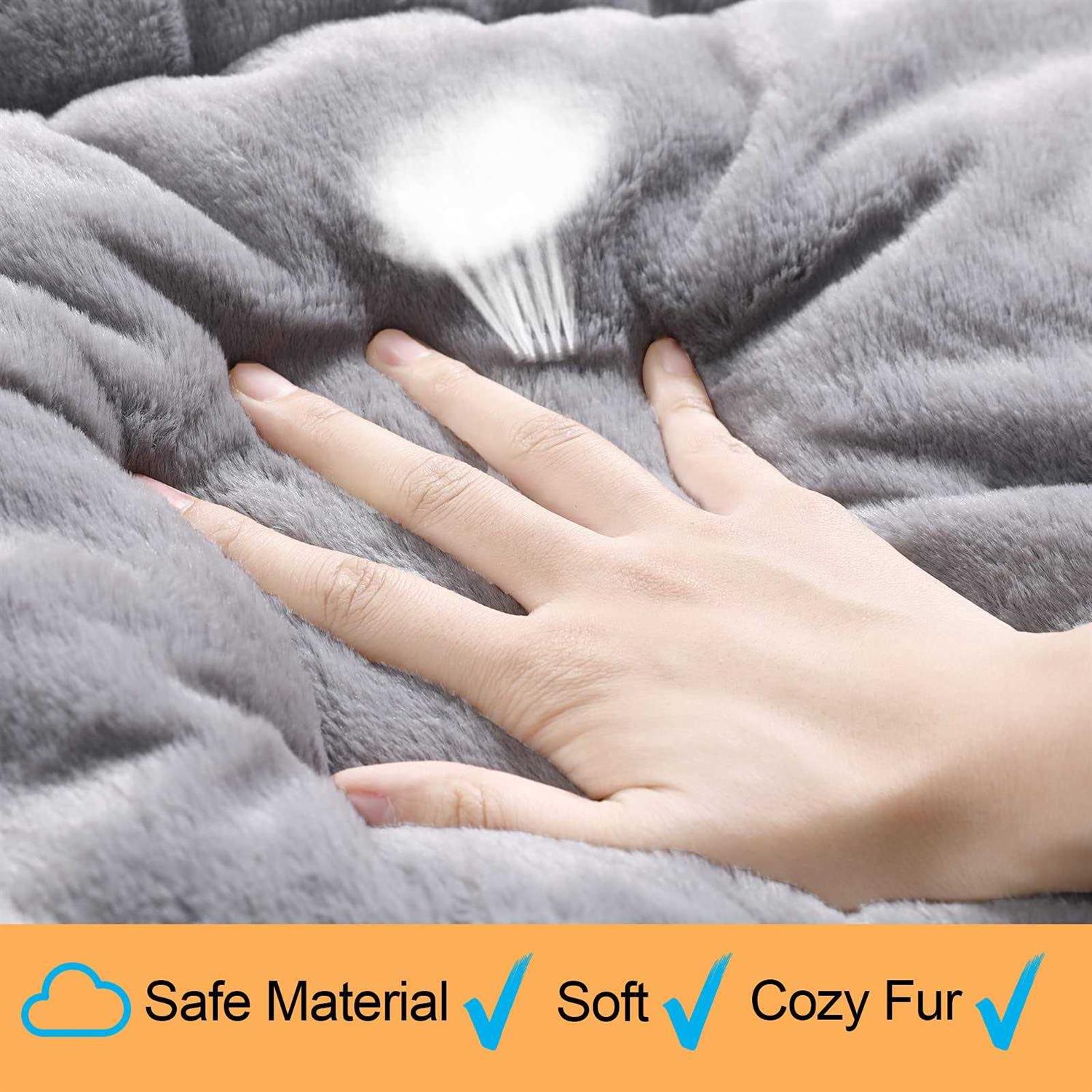 Ultra Soft Washable Dog Crate Bed S767363