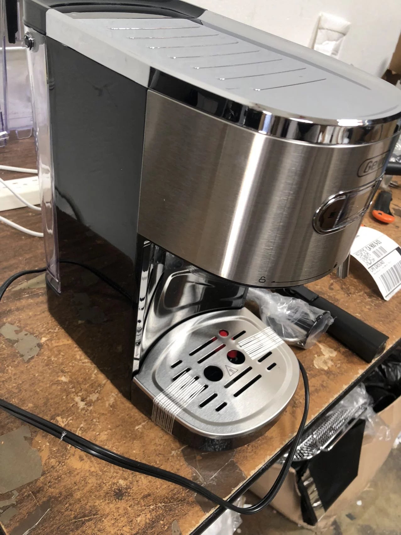 Pre-Owned 20 Bar Espresso Machine with Milk Frother Steam Wand F469