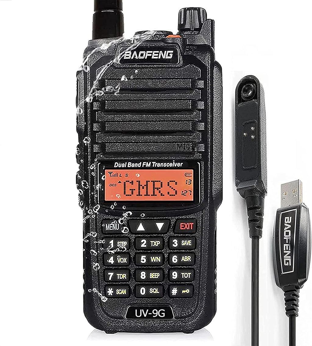 GMRS Radio Waterproof IP67 Dual Band Handheld B458