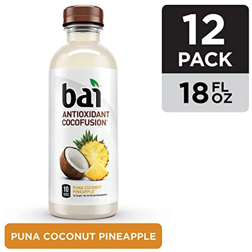 Coconut Flavored Water, 18 Fluid Ounce Bottles, Pack Of 12 M310