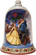 Disney Traditions Beauty and The Beast Rose Dome Scene Figurine, 10.3 Inch, Multicolor X7986