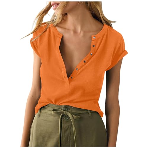 Deep V Neck Ribbed Knit T Shirts G426241