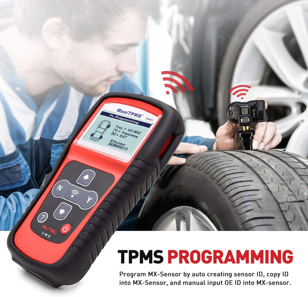 TPMS Relearn Tool for Sensor Activation Program 433/315 X115