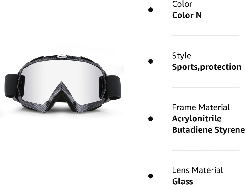 Motocross Goggles with UV Protection C4455
