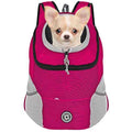 Dog Backpack Carrier Pet Carrier Travel Bag Front Pack with Safety Reflective Strips R556559