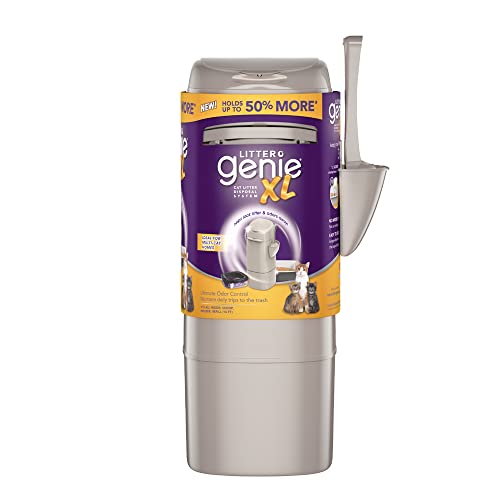 Cat Litter Waste Disposal System with 1 Jumbo Refill Bag I857101