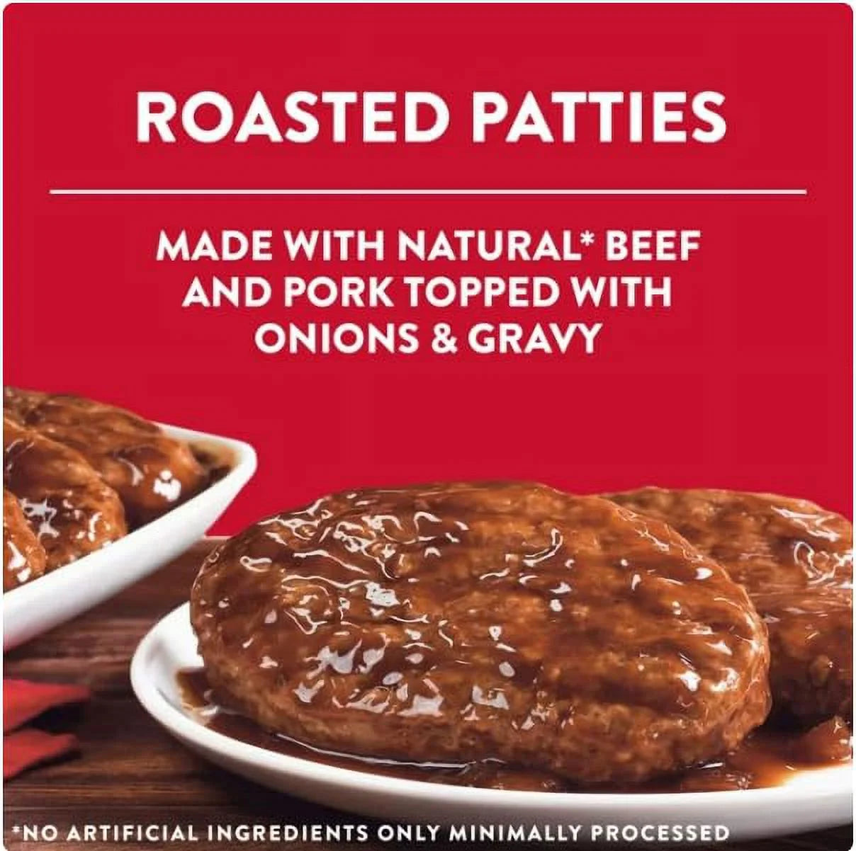 Salisbury Steak Family Size Frozen Meal, 28 oz - Pack of 6 W8142