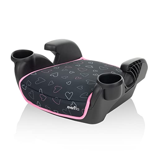 Static Black No Back Booster Car Seat J5705