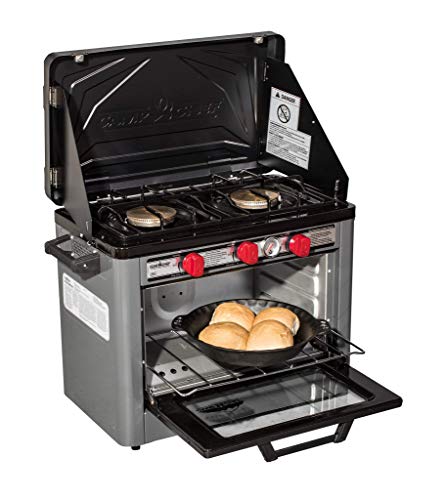 Stainless Steel Charcoal Gray Outdoor Camp Oven X794041