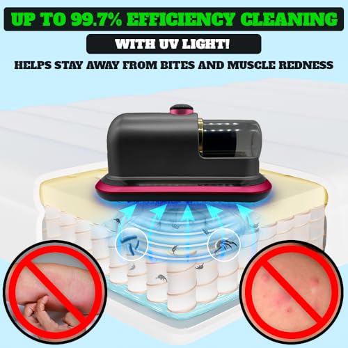 Cordless Mattress Vacuum Cleaner (Brilliant Red) J30419