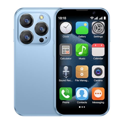 3G Mini Smartphone 3.0 Inch Android 8.1 Dual Sim 2GB RAM 16GB ROM Light Blue Z18219