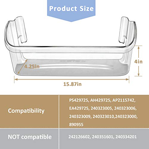 Clear Refrigerator Door Bin Shelf F779