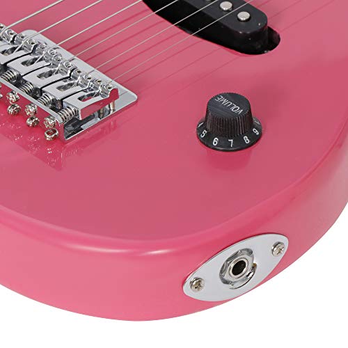 30 inch Kids Electric Guitar with Amp, Gig Bag, Strap, Cable, Strings and Picks (Black) X1236
