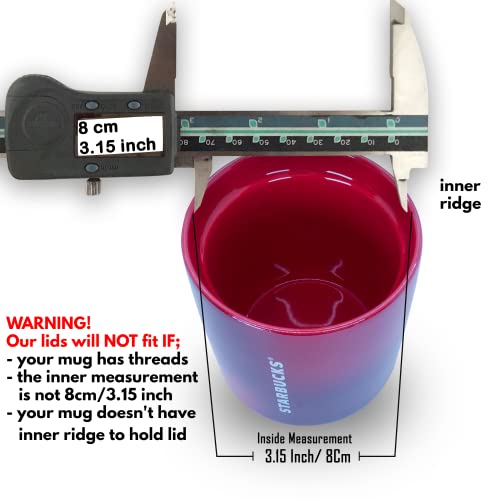 Replacement Lid for Coffee Mug & Tea Cup, 10oz / 12oz / 16oz J30192