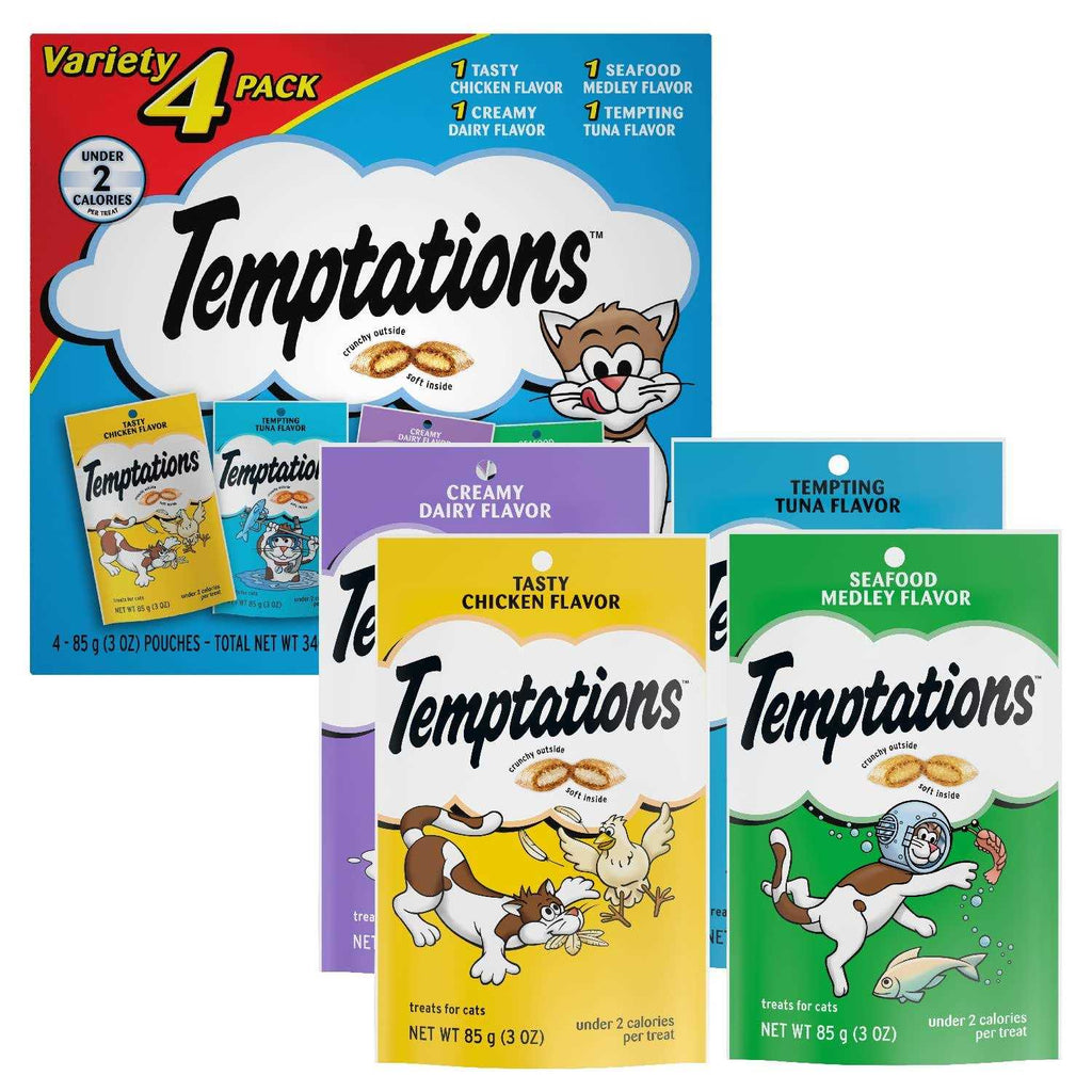 Classic Crunchy and Soft Cat Treats Variety Pack I470