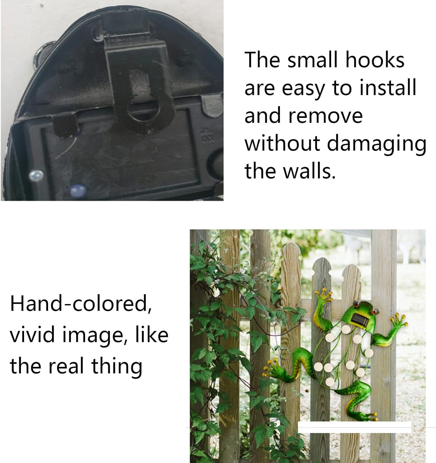 Solar Metal Butterfly Garden Wall Art with Solar Light P908