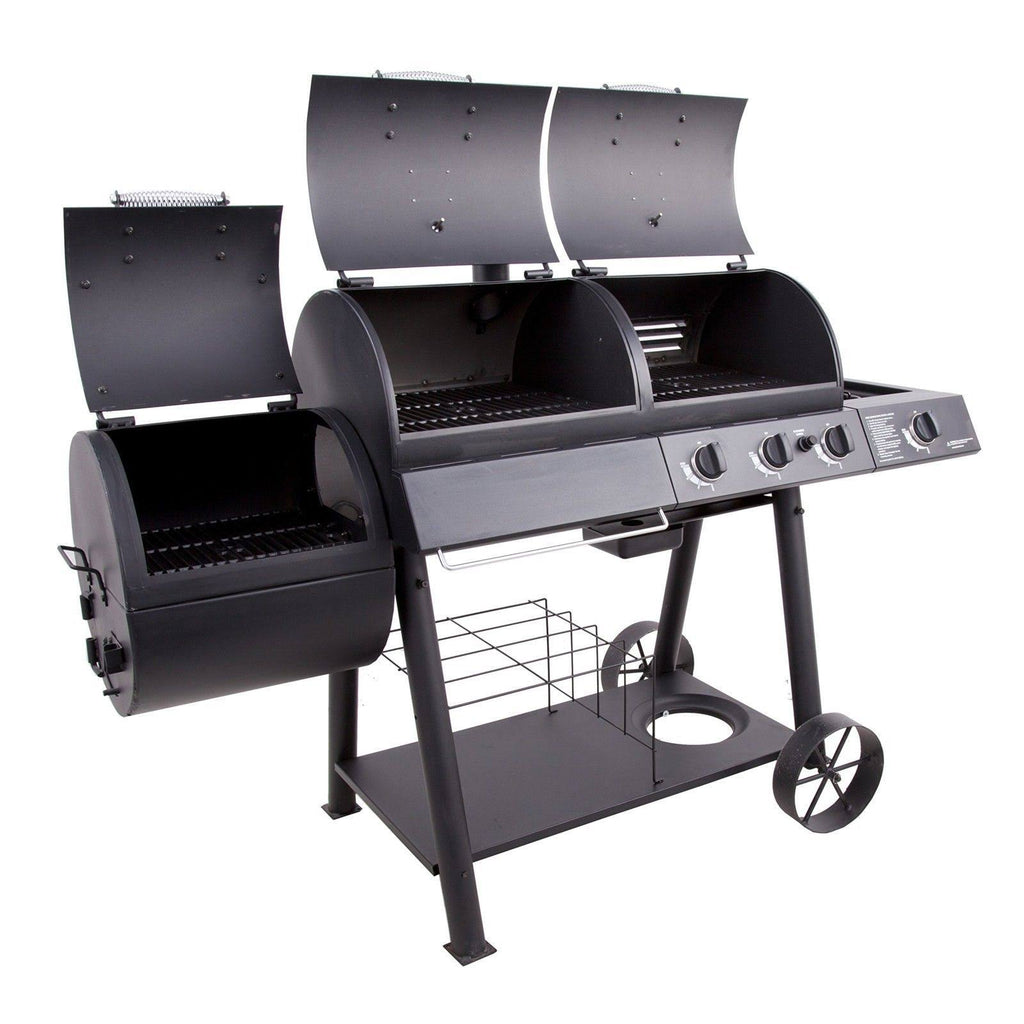 Charcoal/Gas/Smoker Combo Y121