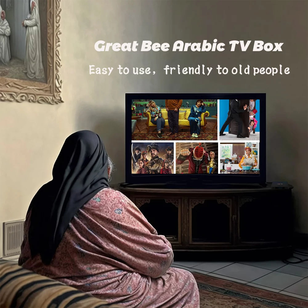 Arabic TV Box Android 10 Quad Core 4K Smart IP Television Receiver M907
