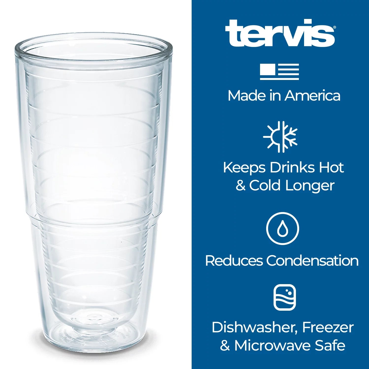 24oz Double Walled Insulated Tumbler Cup H753