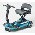 Compact Lightweight Manual Folding Mobility Scooter with Lithium Battery (Blue) K6447