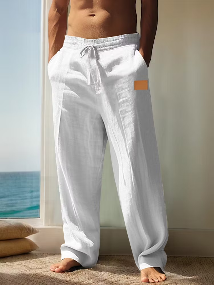 Casual and breathable 100% pure cotton pants