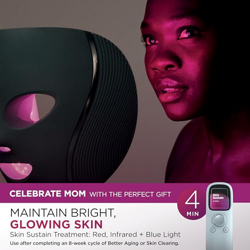 Blue Frost LED Face Mask with Remote Control A371385