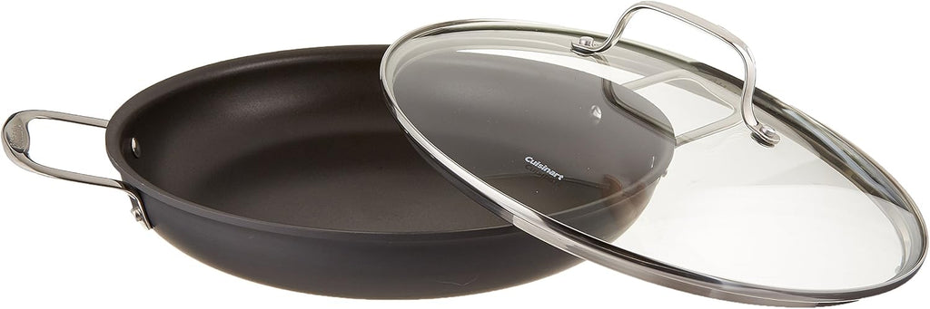 Nonstick Hard-Anodized 12-Inch Everyday Pan with Medium Dome Cover Pack of 2 T891