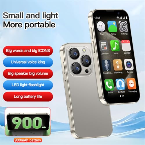 3G Mini Smartphone 3.0 Inch Android 8.1 Dual Sim 2GB RAM 16GB ROM Light Blue Z18219