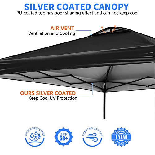 Silver Coated Oxford Cloth Canopy Replacement Top Cover T8712
