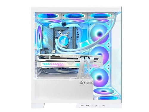 Black Gaming PC Desktop with AMD Ryzen 7 5700G, RTX 4070 12GB, 32GB DDR4 RAM, 1TB SSD J3326