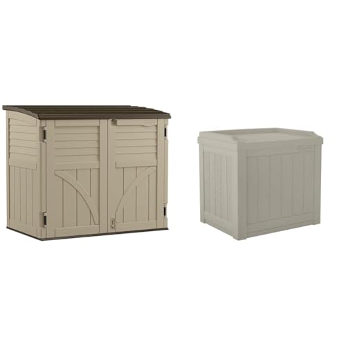 Compact 34 Cu. Ft. Resin Outdoor Storage Shed W680593